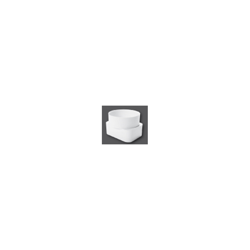 GOUT PVC RACC CARRE ROND BLANC GOUT PVC RACC CARRE ROND BLANC