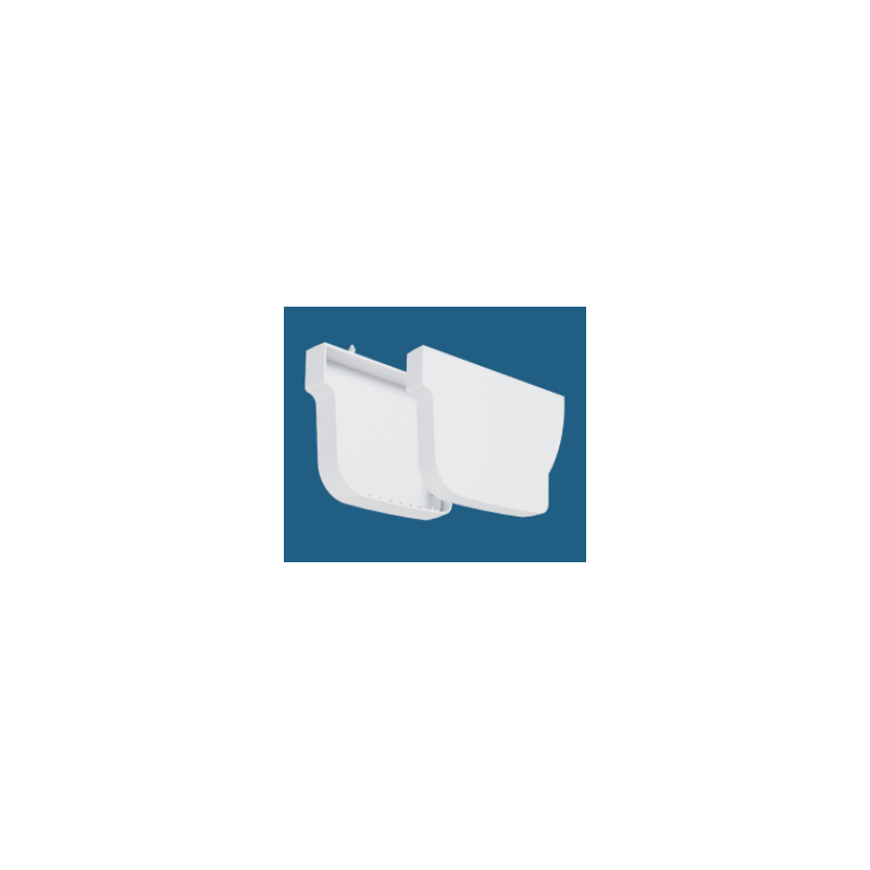 GOUT PVC FONDS GAUCHE ET DROITE BLANC (KIT X 2) GOUT PVC FONDS GAUCHE ET DROITE BLANC (KIT X 2)