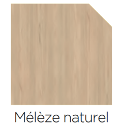 DRESSING COLONNE ANGLE MELEZE NATUREL 900X900MM