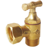 ROBINET WC EQUERRE 3/8 LAITON CHROME