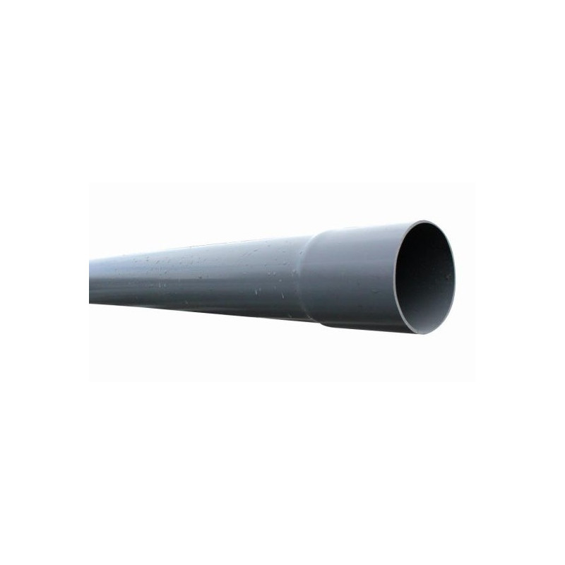 PVC EVAC TUBE D100 EN 6M EP2MM