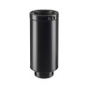 POUJOULAT ELEMENT DROIT DE FINITION NOIR (P9019) D150 H250