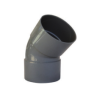 PVC EVAC COUDE 45° FF D100