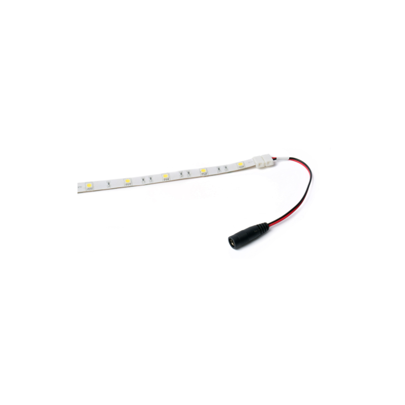 CONNECTEUR UNICOLORE AVEC JACK POUR BANDE LED CONNECTEUR UNICOLORE AVEC JACK POUR BANDE LED