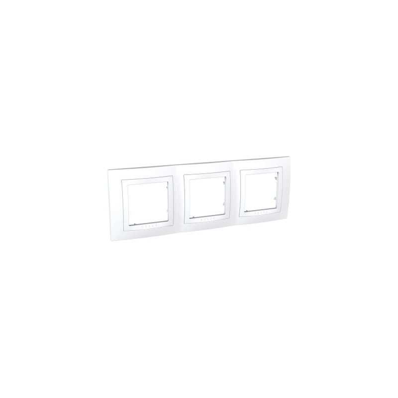 UNICA PLAQUE 3 POSTES BLC-MGU2.006.18 UNICA PLAQUE 3 POSTES BLC-MGU2.006.18