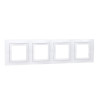 UNICA PLAQUE 4 POSTES BLC-MGU2.008.18