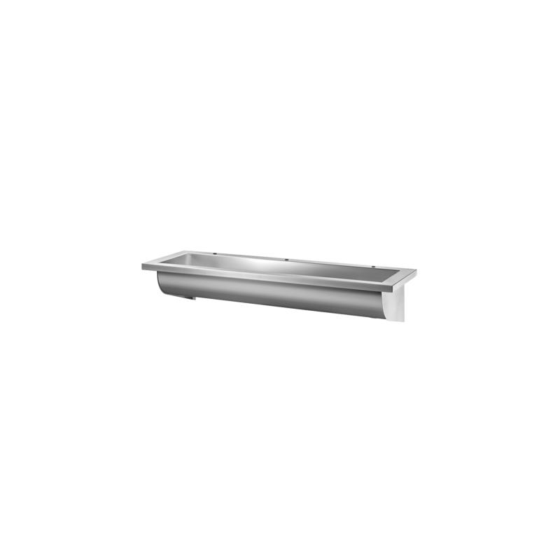 LAVABO CANAL L1800 3 TROU ROB D22 INOX 304 SAT LAVABO CANAL L1800 3 TROU ROB D22 INOX 304 SAT