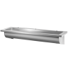 LAVABO CANAL L1800 3 TROU ROB D22 INOX 304 SAT