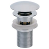 BONDE LAVABO CHROME A CLAPET AUTOMATIQUE