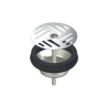 BONDE LAVABO/URINOIR A GRILLE INOX