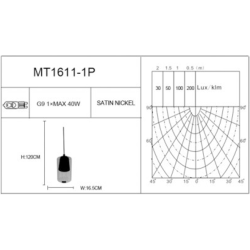 LUMINAIRE MT1611-1P