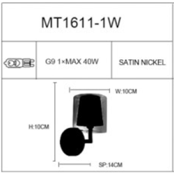 LUMINAIRE MT1611-1W