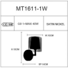 LUMINAIRE MT1611-1W