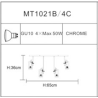 LUMINAIRE MT1021B/4C