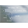 LUMINAIRE MT2083/1W