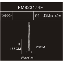 LUMINAIRE FM8231/4F