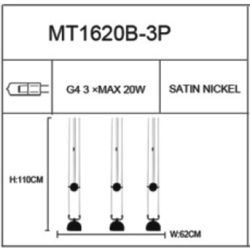 LUMINAIRE MT1620B-3P