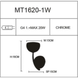 LUMINAIRE MT1620-1W