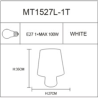 LUMINAIRE MT1527L-1T