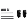 KIT TRINGLERIE 2 POINTS HT ET BAS P/SERRURE ANTI PANIQUE (HORIZ.)