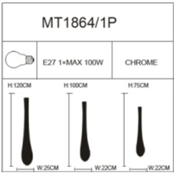 LUMINAIRE MT1864/1P H1M20