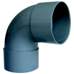 PVC EVAC COUDE 87°30 FF D80