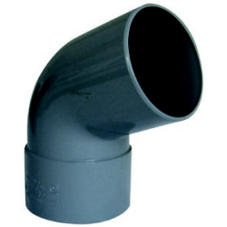 PVC EVAC COUDE 67° MF D80