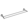 PORTE SERVIETTE DOUBLE INOX 600 MM