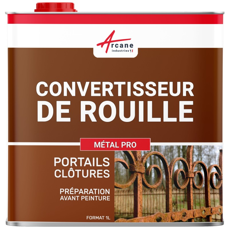 METAL PRO - CONVERTISSEUR DE ROUILLE - 1 L METAL PRO - CONVERTISSEUR DE ROUILLE - 1 L