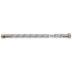 FLEXIBLE ALIMENTATION FIL INOX M1/2 F3/8 30CM