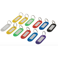 PORTE-CLES A ETIQUETTE X 12