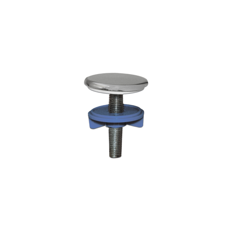 CACHE TROU LUXE CHROME DIAM 50 MM