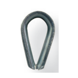 COSSE COEUR GALVANISE 8MM DIN 6899B 32X20