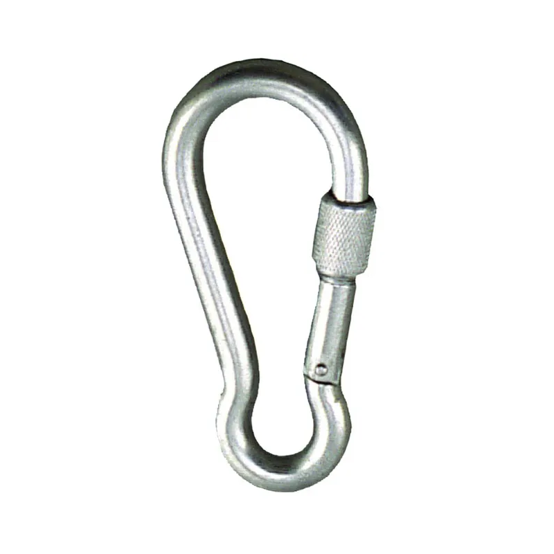 MOUSQUETON INOX 13X160MM AVEC VIROLLE MOUSQUETON INOX 13X160MM AVEC VIROLLE