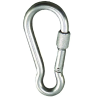 MOUSQUETON INOX 13X160MM AVEC VIROLLE