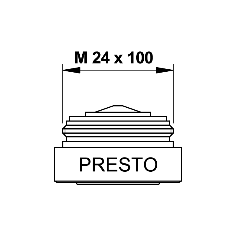 AERATEUR+LIMITEUR ROBINET 24/100 PRESTO ANTIVANDALISME X 2 AERATEUR+LIMITEUR ROBINET 24/100 PRESTO ANTIVANDALISME X 2