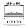 AERATEUR+LIMITEUR ROBINET 24/100 PRESTO ANTIVANDALISME X 2