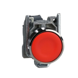 TETE BOUTON POUSSOIR ROUGE COMPLET-XB4BA42