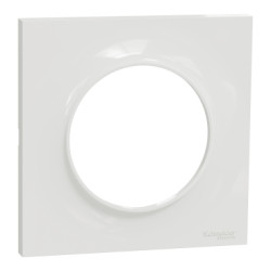ODACE PLAQUE 1 POSTE  STYL BLANC - S520702