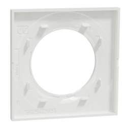ODACE PLAQUE 1 POSTE  STYL BLANC - S520702
