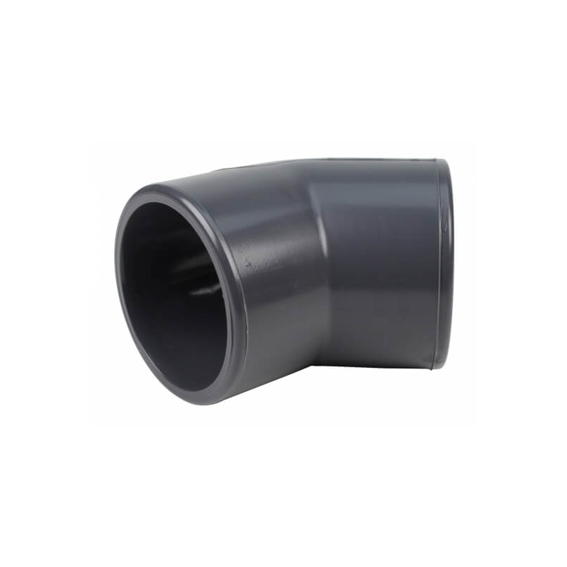 PVC PRESSION COUDE 45° D63 PVC PRESSION COUDE 45° D63
