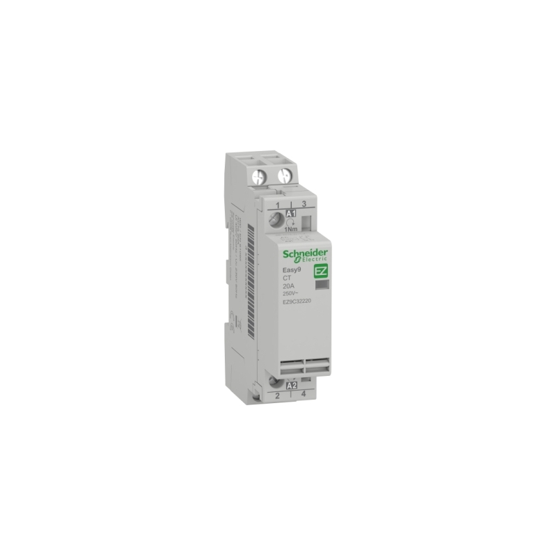 CONTACTEUR EASY9 20A 2NO - EZ9C32220 CONTACTEUR EASY9 20A 2NO - EZ9C32220