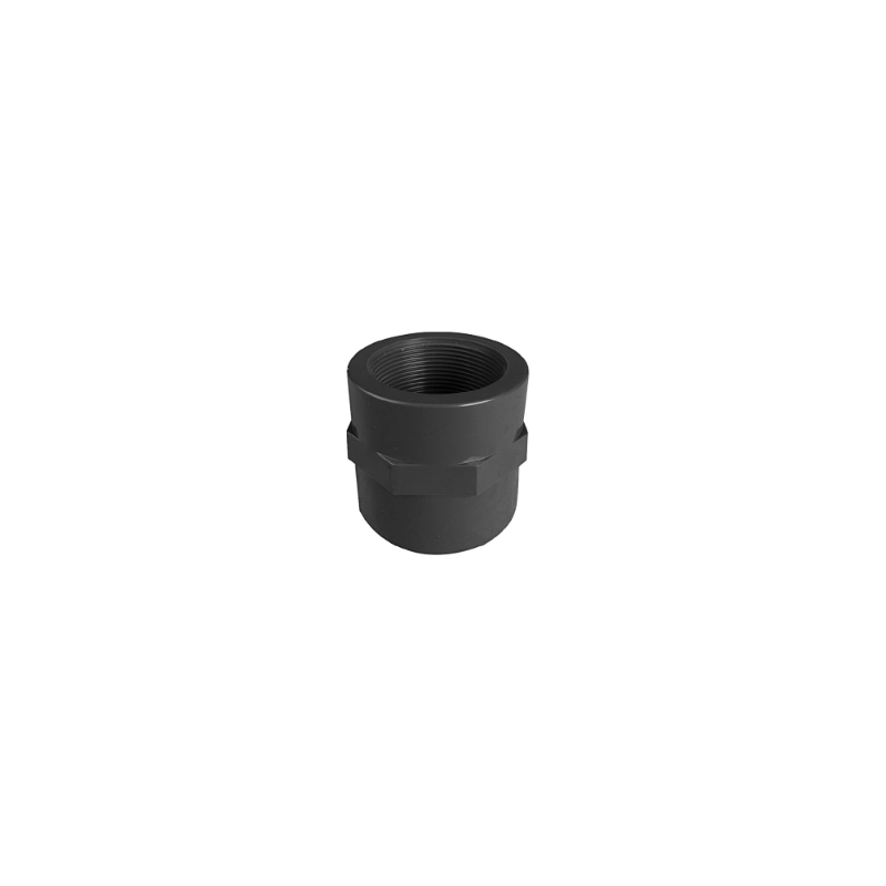PVC PRESSION MANCHON TARAUDE D63 PVC PRESSION MANCHON TARAUDE D63