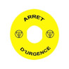 ETIQUETTE ARRET D'URGENCE-ZBY9130