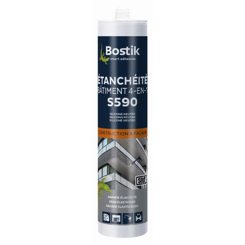 MASTIC SIL. BAT. NOIR 310ML MASTIC SIL. BAT. NOIR 310ML