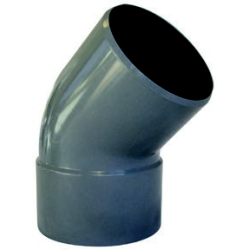 PVC EVAC COUDE 45° MF D75