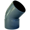 PVC EVAC COUDE 45° MF D75