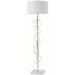 ABATS-JOURS BLANCHE MOD. LYON LAMPE 1L E27 100W DECO