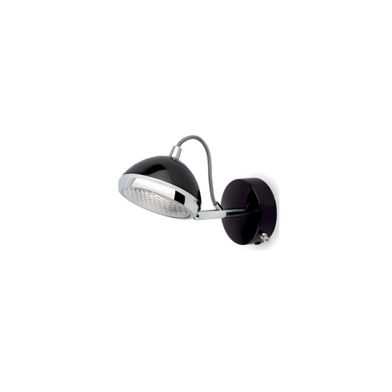 LAMPETTA APPLIQUE NOIR 1L GY6.35 50W DECO LAMPETTA APPLIQUE NOIR 1L GY6.35 50W DECO