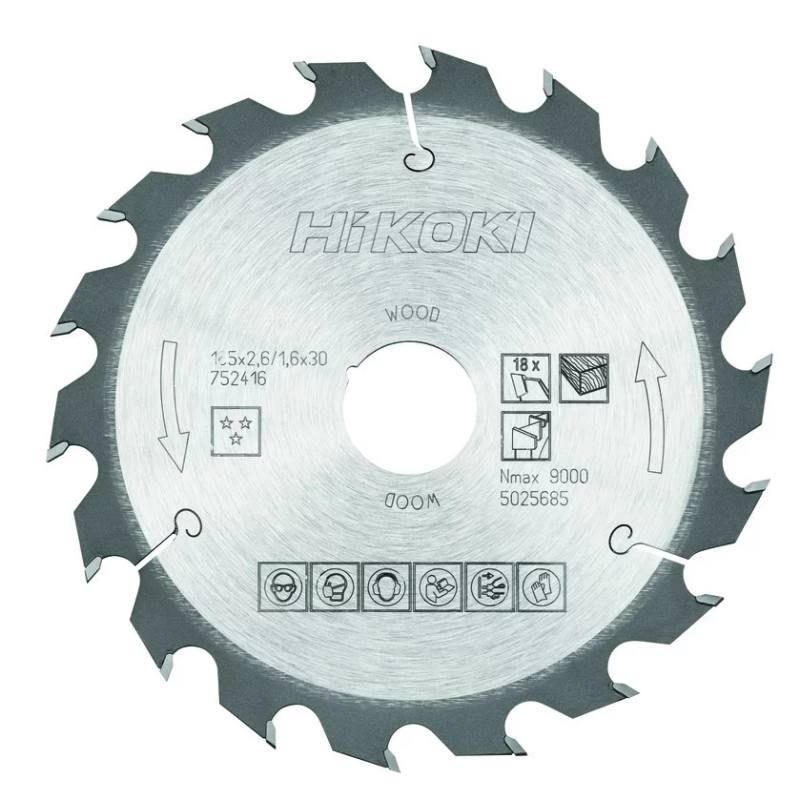 LAME CARBURE DIAM 165 - 18 DENTS POUR C6U2 LAME CARBURE DIAM 165 - 18 DENTS POUR C6U2